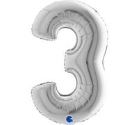 Grabo Number 3 Superloon Single Pack, Length- 40 Inch, Colour- Silver