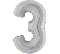 Grabo Number 3 Superloon Single Pack, Length- 40 Inch, Colour- Silver