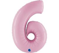 Grabo Number 6 Superloon Single Pack, Length- 40 Inch, Colour- Pastel Pink