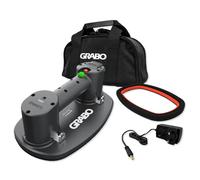 Grabo Plus Vacuum Lifter, Effective for Dusty, Semi-Porous or Rough Surfaces, Manual On/Off Button, Classic 45mm Diameter Handle, 1.5 Hour Non-Stop Running Time, 170 Kg Llifting Weight