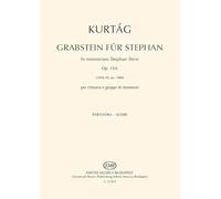 Grabstein Für Stefan Op 15C. Chamber Ensemble. Score
