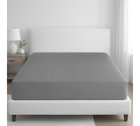 Grace 100% Egyptian Cotton 35cm Extra Deep Pocket Fitted Sheets in Grey | Size: Super King Fitted grace Grey Super King Fitted