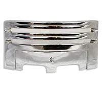 Grace 16" / 40 cm / 400mm Chrome Front Fret for Gas / Electric fire