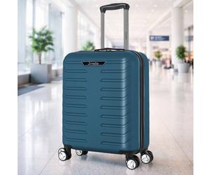 Grace 19" ABS Cabin Suitcase TSA Lock 4-Wheel Carry-On Lite in Teal grace Teal