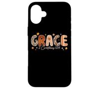 Grace 2 Corinthians 12:9 Fall Colors Case for iPhone 16 Plus