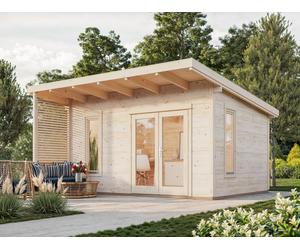 Grace (4.4x3.5m | 14.5m2 | 56mm) Glue-Laminated Year-Round Timber Garden Room