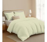 Grace 400 Thread Count 100% Egyptian Cotton King Size Duvet Cover Sets - Premium Cotton Reversible Kingsize Duvet Cover Sets - Hotel Quality Bedding Set With Zipper Closure