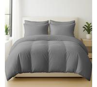 Grace 400 Thread Count 100% Egyptian Cotton Single Duvet Cover Set - Premium Cotton Reversible Single Duvet Cover - Hotel Quality Bedding Set With Zipper Closure