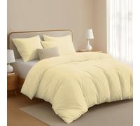 Grace 400 Thread Count 100% Egyptian Cotton Super King Duvet Cover - Premium Cotton Reversible Super King Size Duvet Cover Sets - Hotel Quality Bedding Set With Zipper Closure