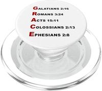 GRACE Acrostic - 5 Christian Faith Bible Verse Scriptures PopSockets PopGrip for MagSafe