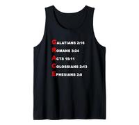 Grace Acrostic - 5 Christian Faith Bible Verse Scriptures Tank Top