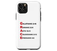 Grace Acrostic God’s Riches At Christ’s Expense Christian Case for iPhone 11 Pro