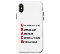 Grace Acrostic God’s Riches At Christ’s Expense Christian Case for iPhone X/XS