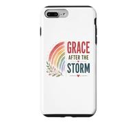 Grace After The Storm Boho Rainbow Positive Christian Prayer Case for iPhone 7 Plus/8 Plus