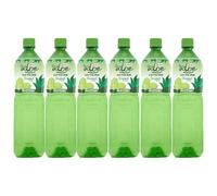 Grace Aloe Vera Drink Original 1.5L Pack of 6 Natural Grape Flavour Vitamin C Real Aloe Pieces Hydrate Juice Family Size Multipack Beverage with Welari Thank You Card | (6pack) (9L)