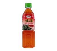 Grace Aloe Vera Drink Strawberry Flavour 500ml Lot of 6