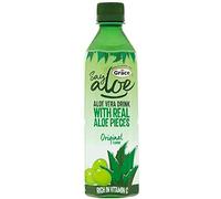 Grace Aloe Vera Drink with Real Aloe Pieces, Original 500ml (Pack of 6)
