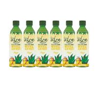 Grace Aloe Vera Mango Drink 500ml x 6 Natural Flavour Real Aloe Pieces Hydrating Juice Beverage with Welari Thank You Card | (6pack)