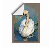 Grace and Weathered Time Mixed Media Unframed Wall Art Print A4 (29.7×21cm), Wall Decor for Living Room, Bedroom, Office & Home, Art Gift