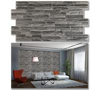 Grace Baltic - 3D Wall Panels for Interior Wall Decor Non-Adhesive Thin and Elastic PVC Wall Covering Panels for Home and Office (5, Dark Slate)
