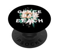Grace Bay Beach Floral Design PopSockets Adhesive PopGrip