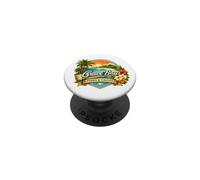 Grace Bay Turks & Caicos Caribbean, Summer Paradise Vacation PopSockets Adhesive PopGrip