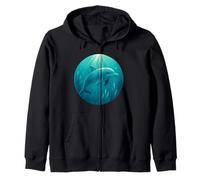 Grace Beneath the Waves Zip Hoodie