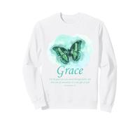 Grace Bible Verse: Women’s Christian Faith Ephesians 2:8 Sweatshirt