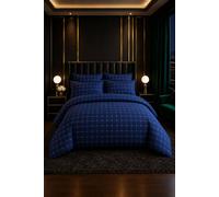 HOMES-LINEN Teddy Bear Fleece Stag Xmas Tree Duvet Cover Set Fluffy Warm Soft Cosy Bedding Set (Single)