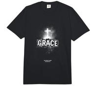 Grace by Grace Alone Ephesians 2 8 Cross Comfort Colors Adult Heavyweight T-Shirt