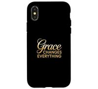 Grace Changes Everything Inspirational Christian Design Case for iPhone X/XS