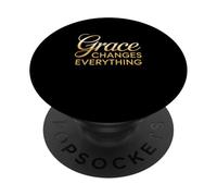 Grace Changes Everything Inspirational Christian Design PopSockets Adhesive PopGrip