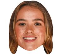 Grace Clinton (Smile) Celebrity Mask, Flat Card Face, Fancy Dress Mask
