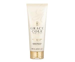 Grace Cole Nectarine Blossom & Grapefruit Exfoliating Body Scrub 238ml Refreshing Hydrating - Essential Oils - Vegan and Cruelty Free, No SLS or Parabens - Made In England