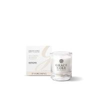 Grace Cole Nectarine Blossom & Grapefruit Luxurious Sented Candle up to 40 Hours of Burn Time - Essential Oils - Vegan and Cruelty Free, No SLS or Parabens - Made in England