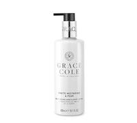 Grace Cole White Nectarine & Pear Fragrance Cleansing Hand & Body Lotion 300ml - Essential Oils - Vegan and Cruelty Free, No SLS or Parabens - Made In England