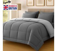 Grace Coverless Duvet 10.5 Tog Ultrasoft All Season Comfort in Grey | Size: Super King grace Grey Super King