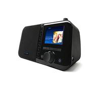 Grace Digital Mondo Elite Smart Internet Radio, Bluetooth, WiFi, 7 Day Alarm - Microphone Free (Black)
