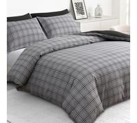 Grace Double Duvet Set - Premium Microfiber Reversible Duvet Cover Double (200 x 200 cm) 3 PCs - Ultrasoft Hypoallergenic Luxury Quilt Cover Bedding Set With Zipper Closure
