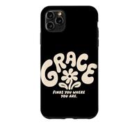 Grace Finds You Where You Are Christian Groovy Religious Case for iPhone 11 Pro Max