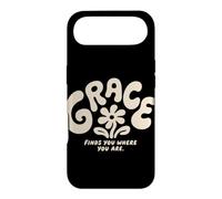 Grace Finds You Where You Are Christian Groovy Religious Case for iPhone Air