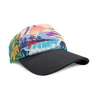 Grace Folly Foam Trucker Hat Snapback Mesh Baseball Cap for Men or Women (Island Beach)