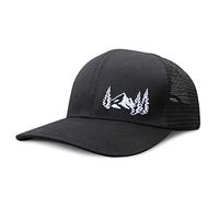 Grace Folly Trucker Hat for Men or Women- Many Cool Designs (Mountain- Black)