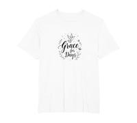 Grace for Days Inspirational Dove, Jesus T-Shirt, Men's Big and Tall, White, 3X Tall
