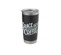 Grace for Today, Coffee for Now - Christian Stainless Steel Insulated Tumbler