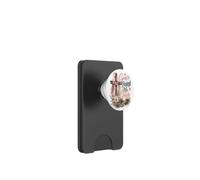Grace Found Me Here Inspirational Floral Cross Design PopSockets PopWallet for MagSafe