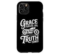 Grace Fueled Mercy Driven Truth Tuned Christian Biker Case for iPhone 11 Pro