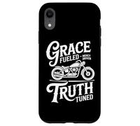 Grace Fueled Mercy Driven Truth Tuned Christian Biker Case for iPhone XR