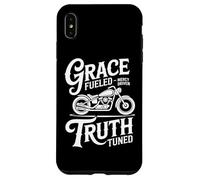 Grace Fueled Mercy Driven Truth Tuned Christian Biker Case for iPhone XS Max