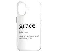 Grace Gras Noun Undeserved Unmerited Unearned Favor Case for iPhone 17